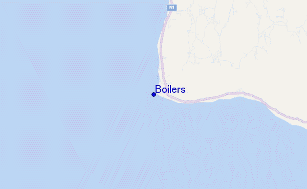 mappa di localizzazione di Boilers