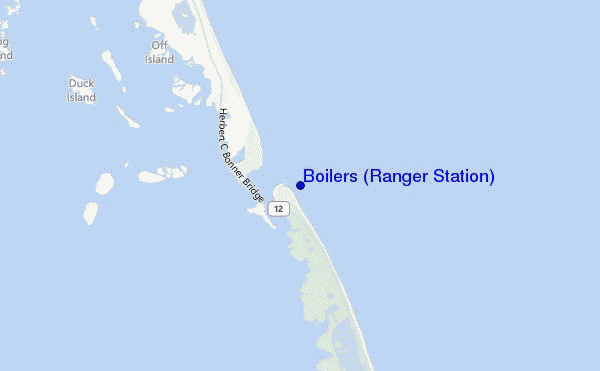mappa di localizzazione di Boilers (Ranger Station)