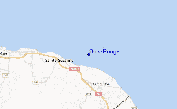 mappa di localizzazione di Bois-Rouge