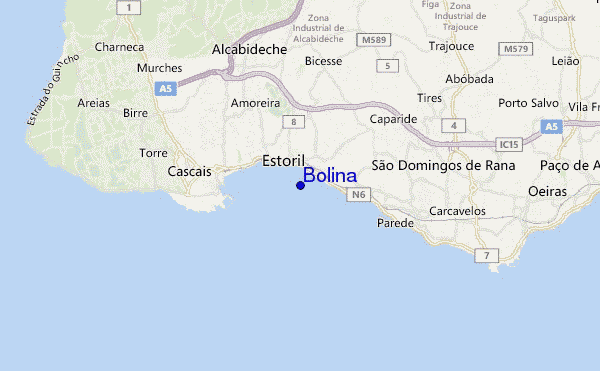 mappa di localizzazione di Bolina