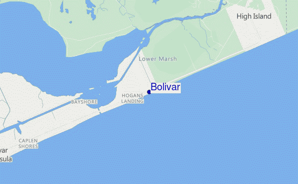mappa di localizzazione di Bolivar