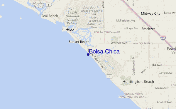 mappa di localizzazione di Bolsa Chica