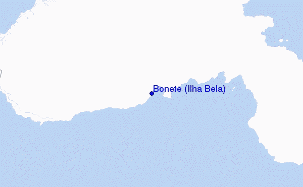 mappa di localizzazione di Bonete (Ilha Bela)