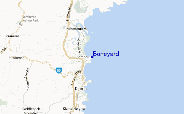 mappa di localizzazione di Boneyard
