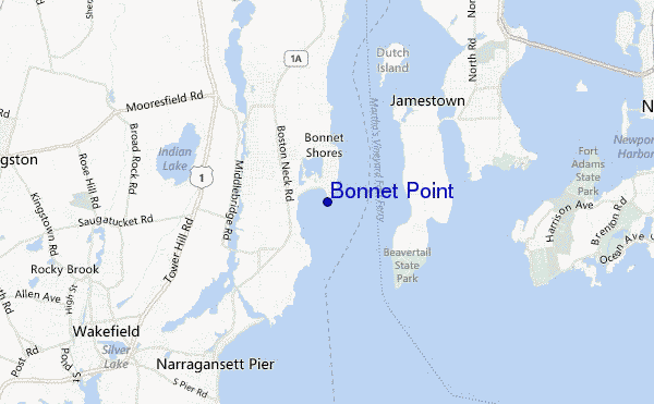 mappa di localizzazione di Bonnet Point