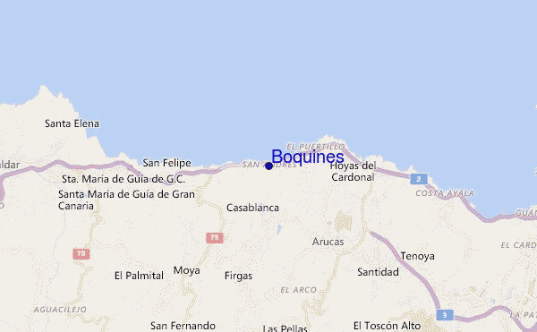 mappa di localizzazione di Boquines