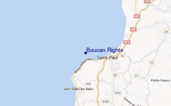 mappa di localizzazione di Boucan Rights