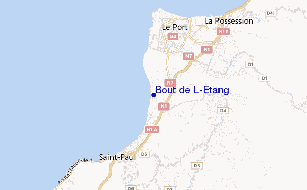 mappa di localizzazione di Bout de L'Etang
