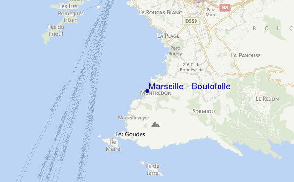 mappa di localizzazione di Marseille - Boutofolle