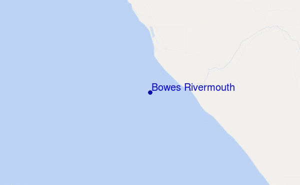 mappa di localizzazione di Bowes Rivermouth