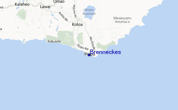 mappa di localizzazione di Brenneckes