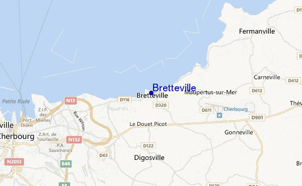 mappa di localizzazione di Bretteville