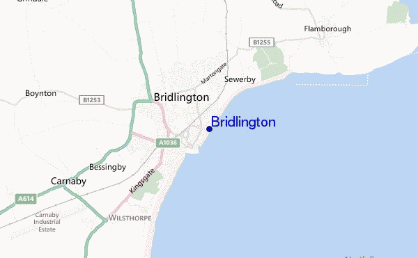 mappa di localizzazione di Bridlington