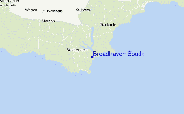 mappa di localizzazione di Broadhaven South