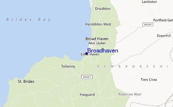 mappa di localizzazione di Broadhaven