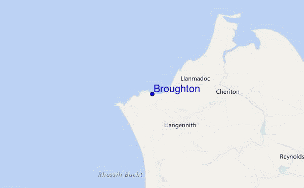 mappa di localizzazione di Broughton