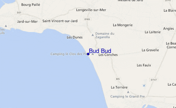 mappa di localizzazione di Bud Bud