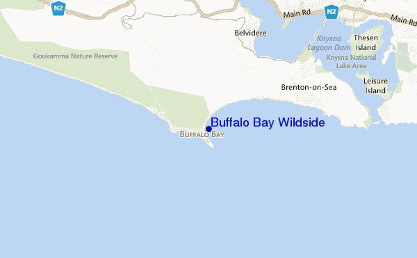 mappa di localizzazione di Buffalo Bay Wildside