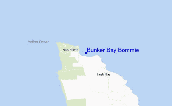mappa di localizzazione di Bunker Bay Bommie