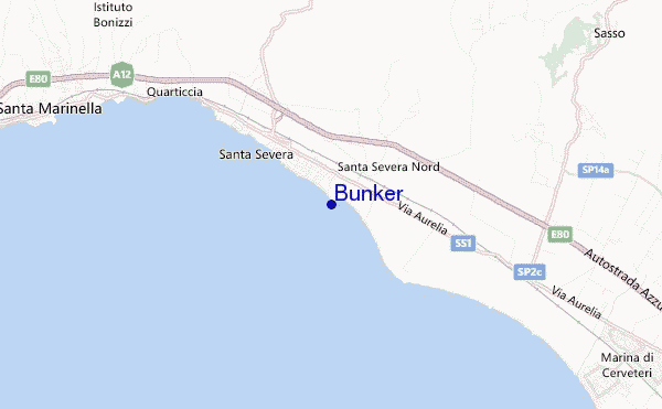mappa di localizzazione di Bunker