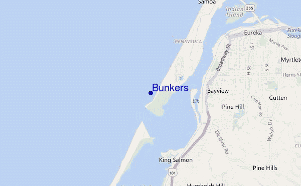 mappa di localizzazione di Bunkers
