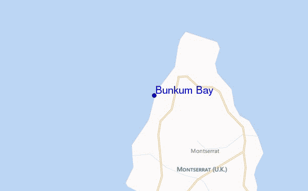 mappa di localizzazione di Bunkum Bay