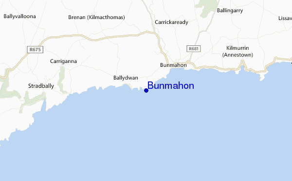 mappa di localizzazione di Bunmahon