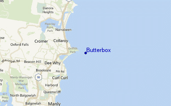 mappa di localizzazione di Butterbox