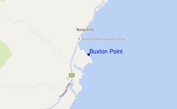mappa di localizzazione di Buxton Point