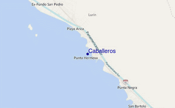 mappa di localizzazione di Caballeros