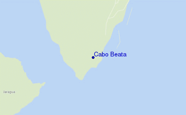 mappa di localizzazione di Cabo Beata