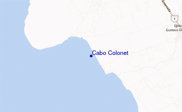 mappa di localizzazione di Cabo Colonet