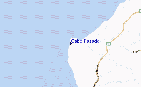 mappa di localizzazione di Cabo Pasado