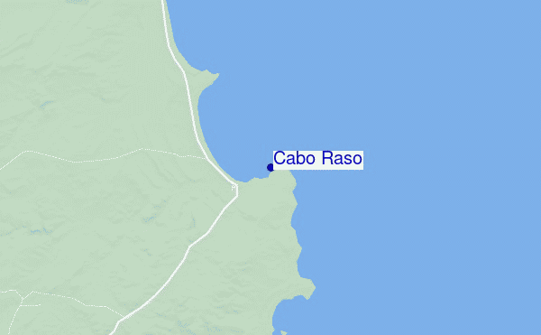 mappa di localizzazione di Cabo Raso