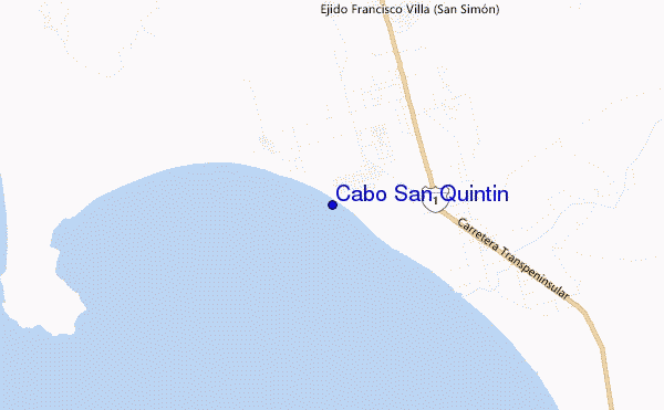 mappa di localizzazione di Cabo San Quintin