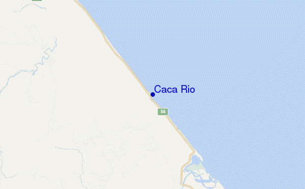 mappa di localizzazione di Caca Rio