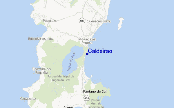 mappa di localizzazione di Caldeirao