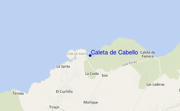 mappa di localizzazione di Caleta de Cabello