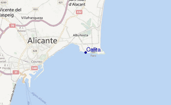 mappa di localizzazione di Calita