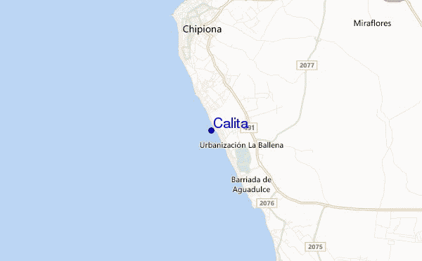 mappa di localizzazione di Calita