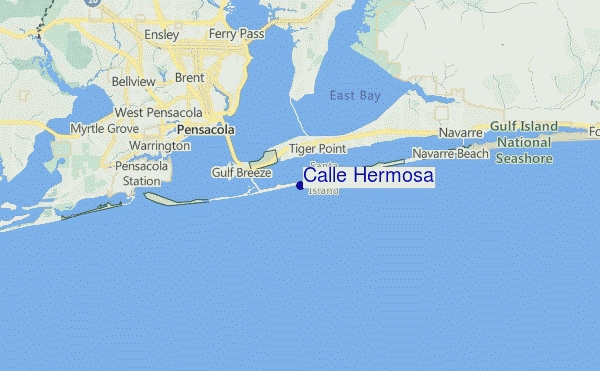 Calle Hermosa Location Map