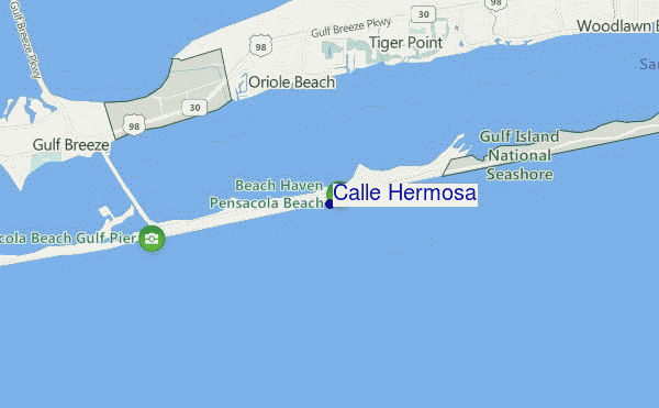 mappa di localizzazione di Calle Hermosa