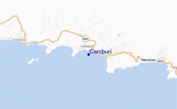 mappa di localizzazione di Camburi