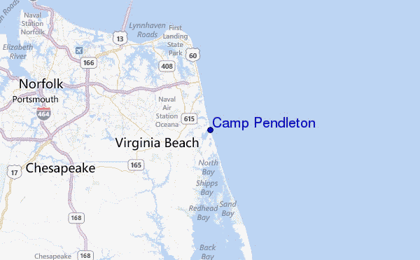 Camp Pendleton Location Map