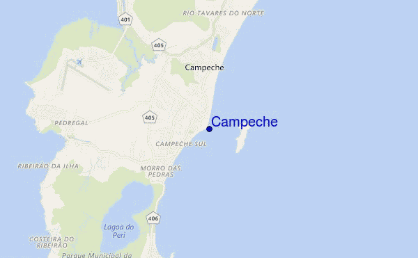 mappa di localizzazione di Campeche