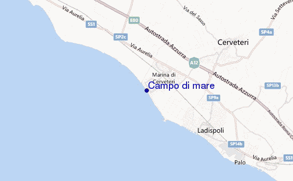 mappa di localizzazione di Campo di mare