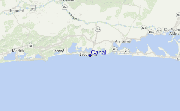 Canal Location Map
