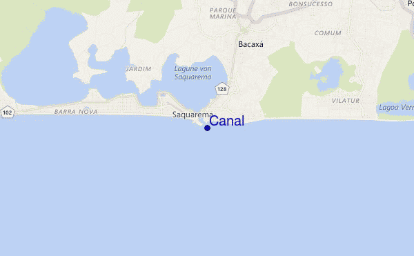 mappa di localizzazione di Canal