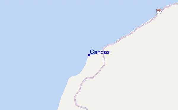 mappa di localizzazione di Cancas