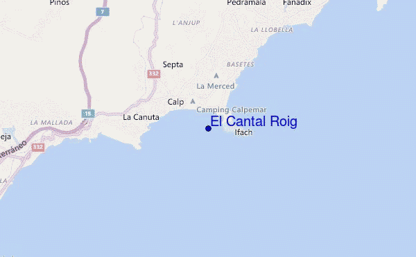 mappa di localizzazione di El Cantal Roig